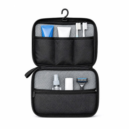 Expandura Kulturtasche aufgeklappt am Haken